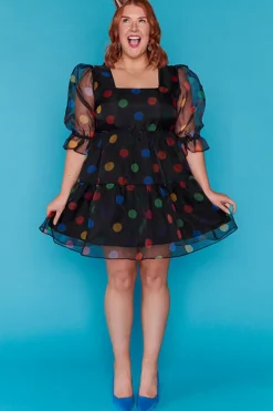 Lorraine Designs Casual Dresses | Fit & Flare Dresses*Palermo Circus Lights Party Dress