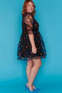 Lorraine Designs Casual Dresses | Fit & Flare Dresses*Palermo Circus Lights Party Dress