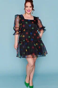 Lorraine Designs Casual Dresses | Fit & Flare Dresses*Palermo Circus Lights Party Dress
