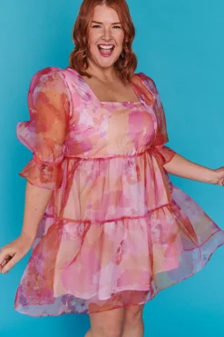 Lorraine Designs Fit & Flare Dresses | Casual Dresses*Palermo Zinnia Floral Party Dress