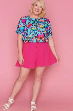 Lorraine Designs Pants & Jeans*Paola Hot Pink Shorts