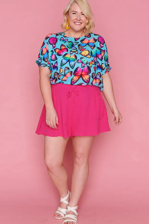Lorraine Designs Pants & Jeans*Paola Hot Pink Shorts