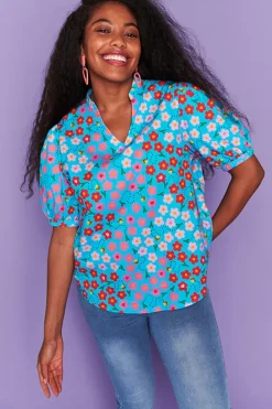 Lorraine Tops*Pearl Daisy Bee Top