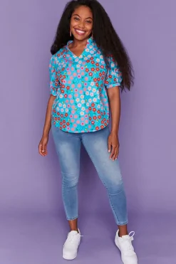 Lorraine Tops*Pearl Daisy Bee Top