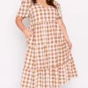 Lorraine Designs Loose Dresses | Casual Dresses*Percy Brown Gingham Dress