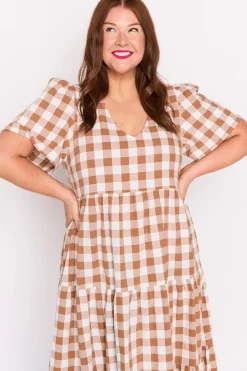 Lorraine Designs Loose Dresses | Casual Dresses*Percy Brown Gingham Dress