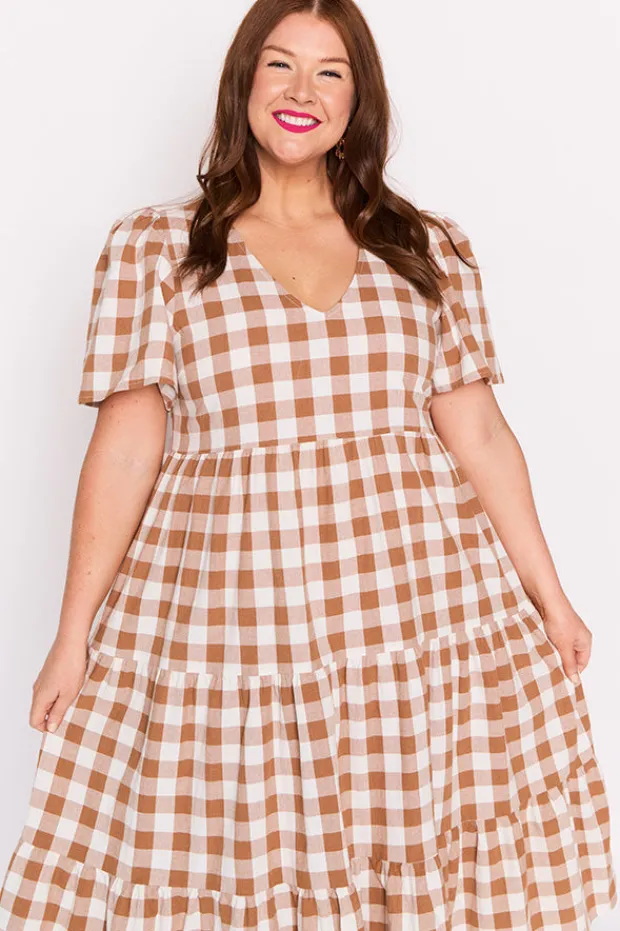 Lorraine Designs Loose Dresses | Casual Dresses*Percy Brown Gingham Dress