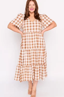 Lorraine Designs Loose Dresses | Casual Dresses*Percy Brown Gingham Dress