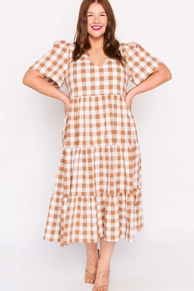 Lorraine Designs Loose Dresses | Casual Dresses*Percy Brown Gingham Dress