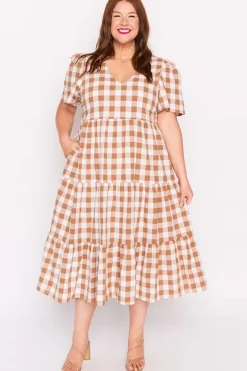 Lorraine Designs Loose Dresses | Casual Dresses*Percy Brown Gingham Dress