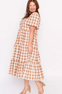 Lorraine Designs Loose Dresses | Casual Dresses*Percy Brown Gingham Dress