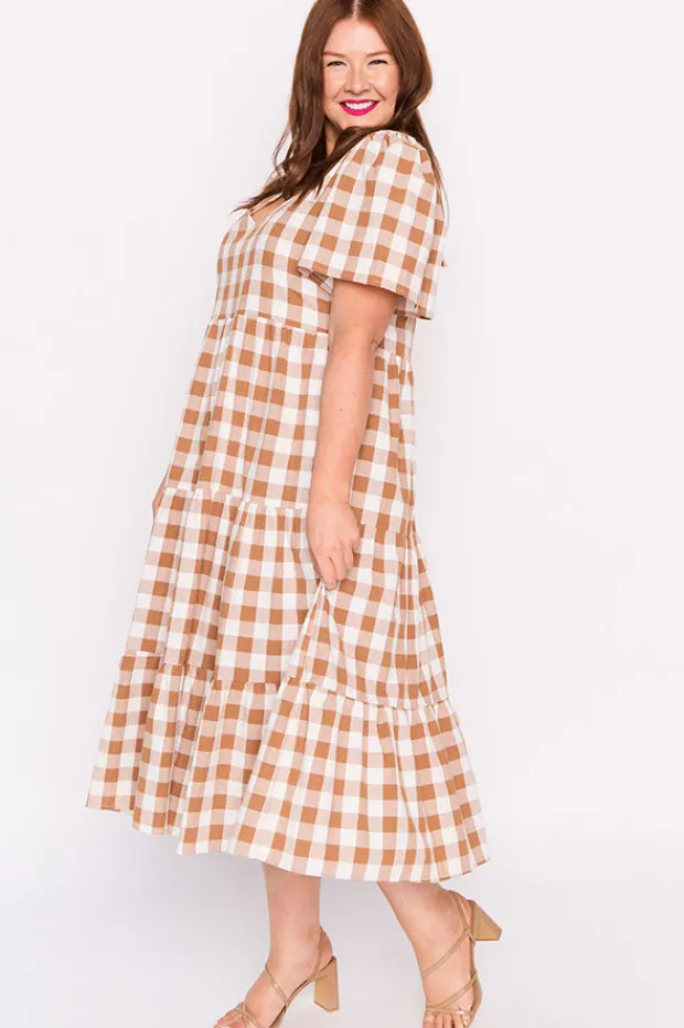 Lorraine Designs Loose Dresses | Casual Dresses*Percy Brown Gingham Dress