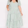 Lorraine Designs Loose Dresses | Casual Dresses*Percy Sage Gingham Dress