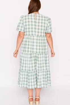 Lorraine Designs Loose Dresses | Casual Dresses*Percy Sage Gingham Dress