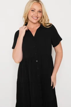 Lorraine Designs Shirt Dresses | Casual Dresses*Perry Black Dress