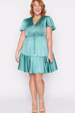 Lorraine Designs Cocktail Dresses | Bridesmaid Dresses*Peyton Wasabi Green Party Dress