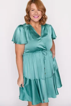 Lorraine Designs Cocktail Dresses | Bridesmaid Dresses*Peyton Wasabi Green Party Dress
