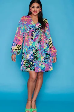 Paper Heart Casual Dresses | Fit & Flare Dresses*Philly Electric Leopard Dress