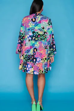 Paper Heart Casual Dresses | Fit & Flare Dresses*Philly Electric Leopard Dress