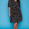 White Closet Casual Dresses | Fit & Flare Dresses*Pixie Chiffon Daisies Dress