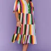 Lorraine Designs Casual Dresses | Shirt Dresses*Posey New York Stripe Dress