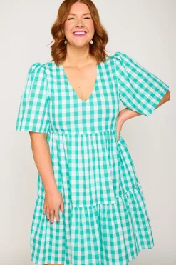 Lorraine Designs Shift Dresses | Casual Dresses*Rachelle Jade Gingham Dress