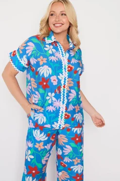Lorraine Designs Tops*Regyn Fionas Flowers Shirt