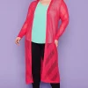 Layo Knits & Cardigans*Renu Hot Pink Long Cardi