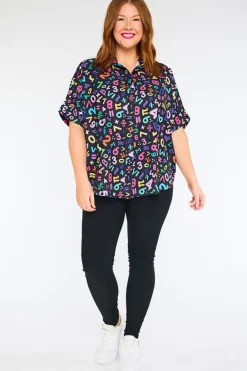Lorraine Designs Tops*Riley Maths Equations Shirt