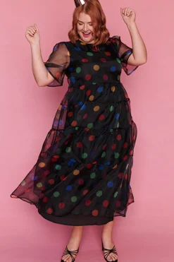 Lorraine Designs Casual Dresses | Fit & Flare Dresses*Rome Circus Lights Party Dress