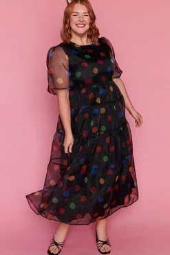 Lorraine Designs Casual Dresses | Fit & Flare Dresses*Rome Circus Lights Party Dress