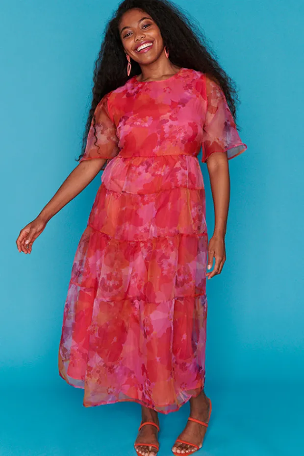 Lorraine Designs Casual Dresses | Fit & Flare Dresses*Rome Zinnia Floral Party Dress