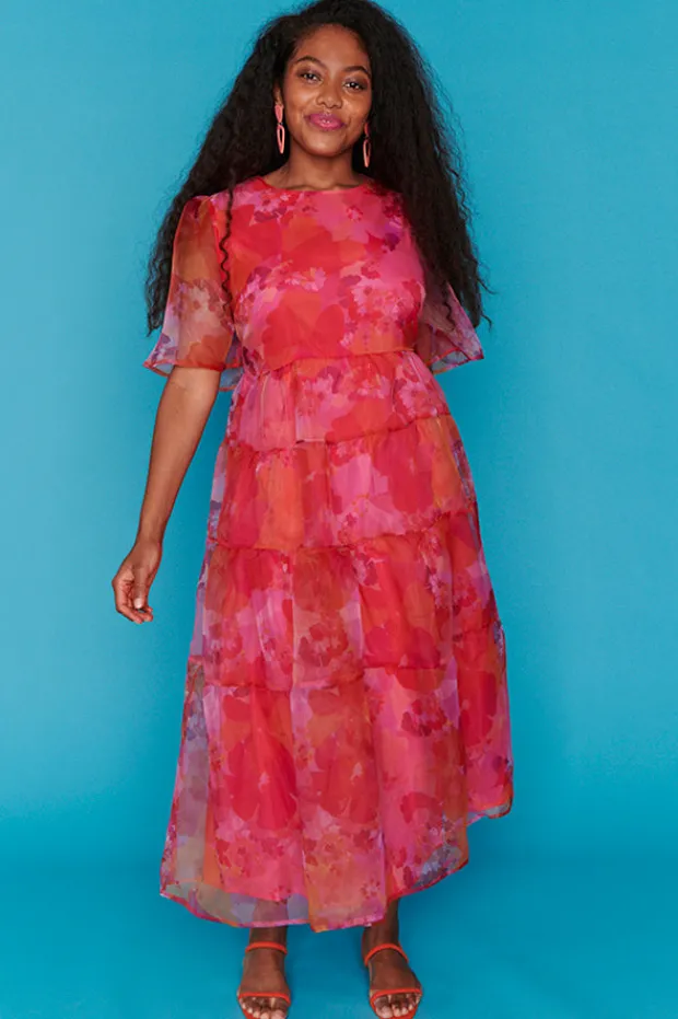 Lorraine Designs Casual Dresses | Fit & Flare Dresses*Rome Zinnia Floral Party Dress
