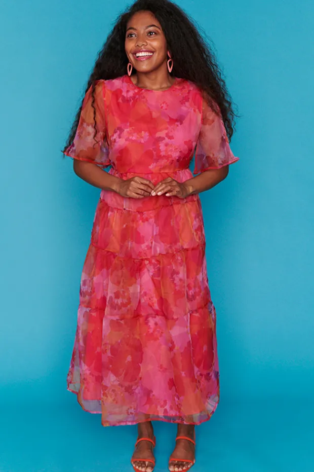 Lorraine Designs Casual Dresses | Fit & Flare Dresses*Rome Zinnia Floral Party Dress