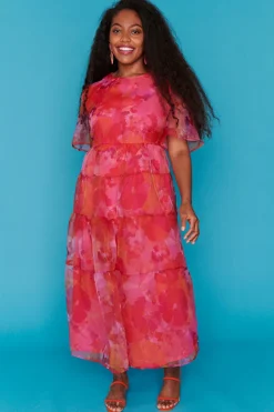 Lorraine Designs Casual Dresses | Fit & Flare Dresses*Rome Zinnia Floral Party Dress