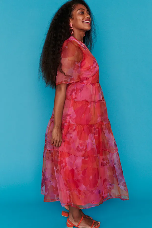 Lorraine Designs Casual Dresses | Fit & Flare Dresses*Rome Zinnia Floral Party Dress