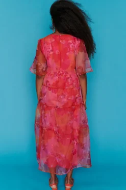Lorraine Designs Casual Dresses | Fit & Flare Dresses*Rome Zinnia Floral Party Dress