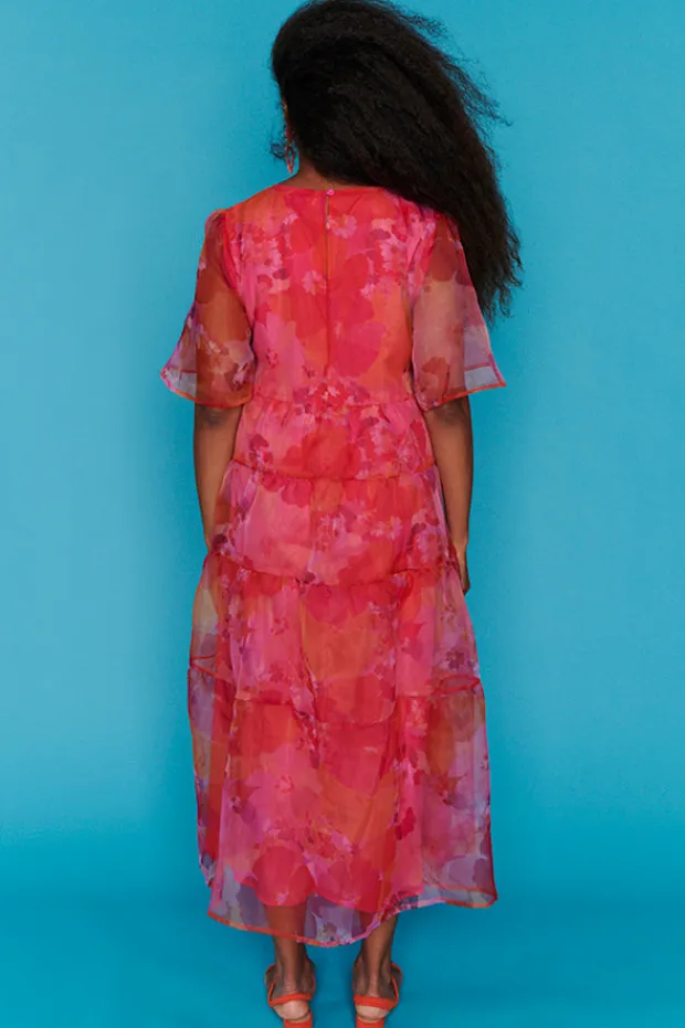 Lorraine Designs Casual Dresses | Fit & Flare Dresses*Rome Zinnia Floral Party Dress