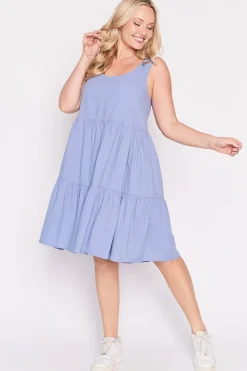 Lorraine Designs Fit & Flare Dresses | Knee Length Dresses*Rory Blue Dress