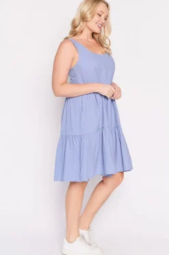 Lorraine Designs Fit & Flare Dresses | Knee Length Dresses*Rory Blue Dress