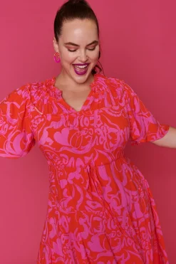 Paper Heart Casual Dresses | Fit & Flare Dresses*Rosa Peace & Love Dress
