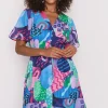 Lorraine Designs Casual Dresses | Knee Length Dresses*Sage Squiggle It Dress