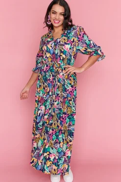 Lorraine Designs Casual Dresses | Fit & Flare Dresses*Sam Pacific Vibes Dress