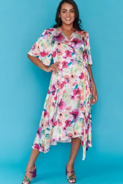 Lorraine Designs Casual Dresses | Fit & Flare Dresses*Sandy Whimsy Flower Dress