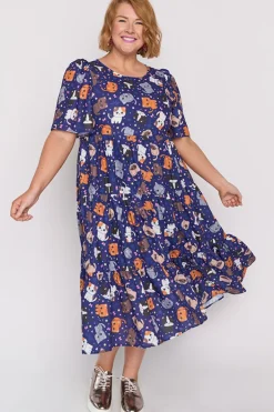 Lorraine Designs Shift Dresses | Loose Dresses*Saturn Cute Kitties Dress