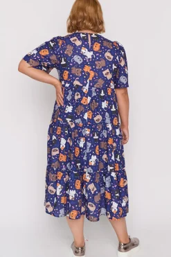 Lorraine Designs Shift Dresses | Loose Dresses*Saturn Cute Kitties Dress