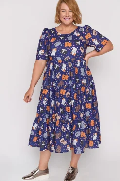 Lorraine Designs Shift Dresses | Loose Dresses*Saturn Cute Kitties Dress