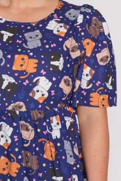 Lorraine Designs Shift Dresses | Loose Dresses*Saturn Cute Kitties Dress