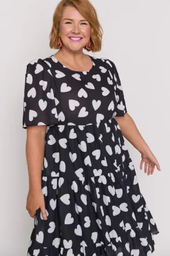 Lorraine Designs Loose Dresses | Casual Dresses*Saturn Hearts a Flutter Dress