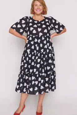 Lorraine Designs Loose Dresses | Casual Dresses*Saturn Hearts a Flutter Dress
